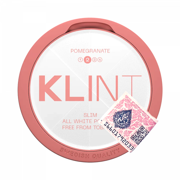 KLINT Pomegranate Slim – Juicy Fruit Nicotine Pouches | Thailand